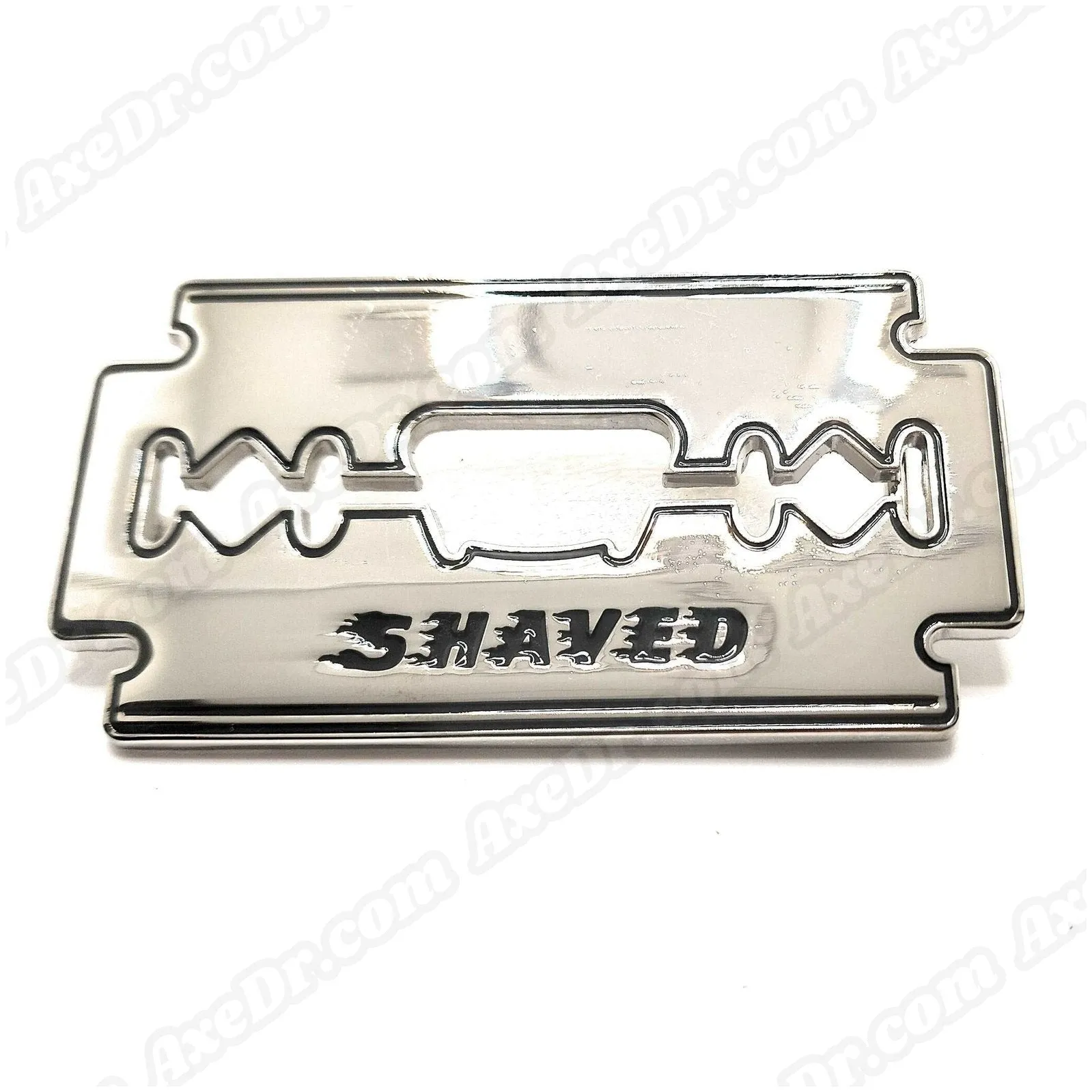 Funny SHAVED Razor Belt Genuine Leather Bottle Opener Belt Buckle