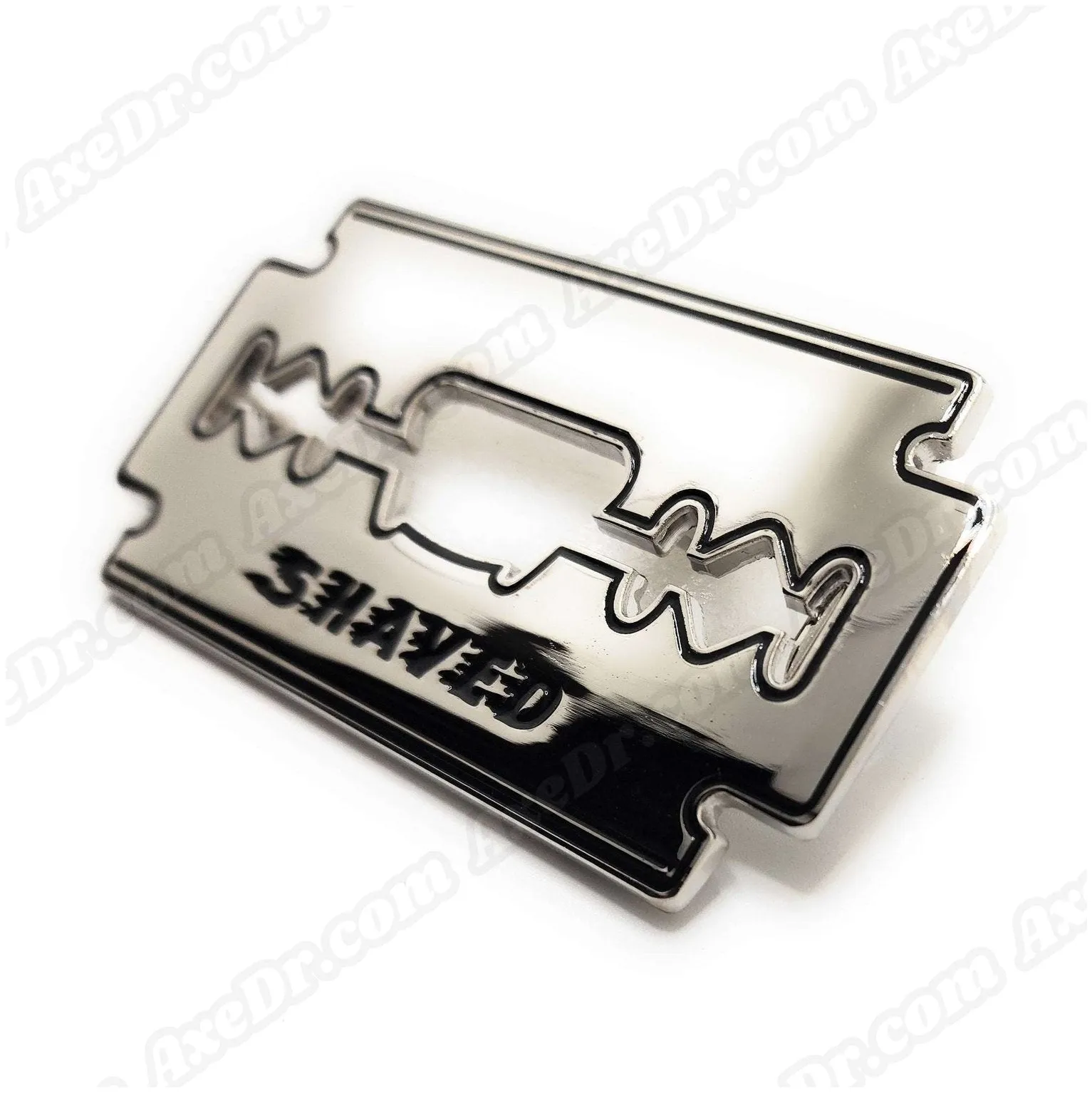 Funny SHAVED Razor Belt Genuine Leather Bottle Opener Belt Buckle