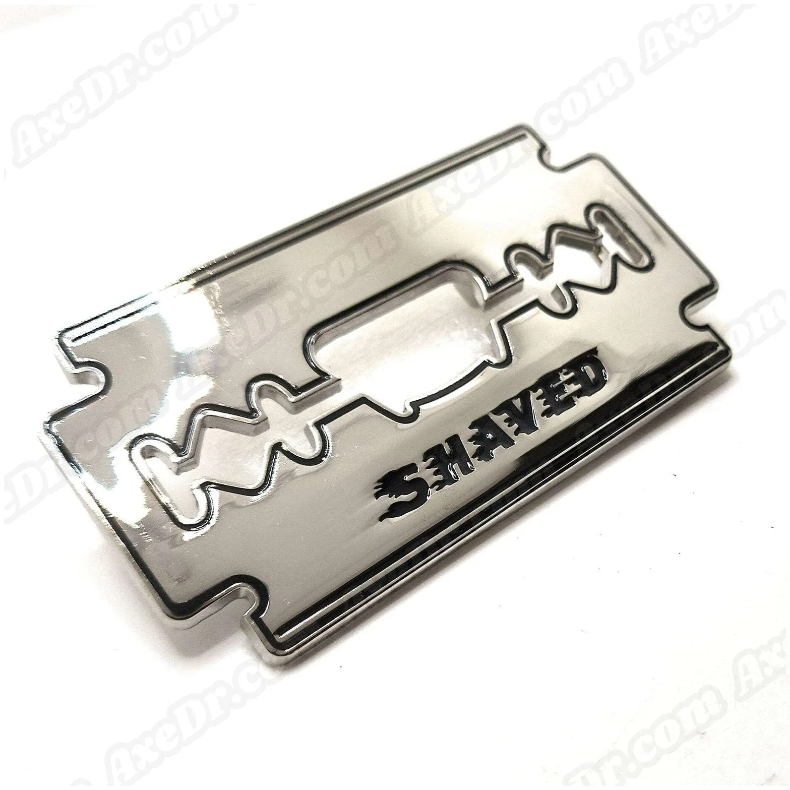Funny SHAVED Razor Belt Genuine Leather Bottle Opener Belt Buckle