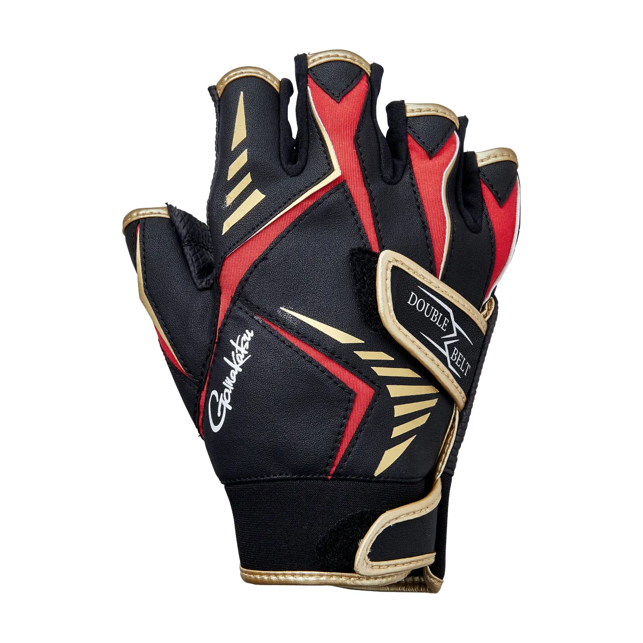 Gamakatsu Double Belt Fishing Gloves (5 Cuts) GM7294