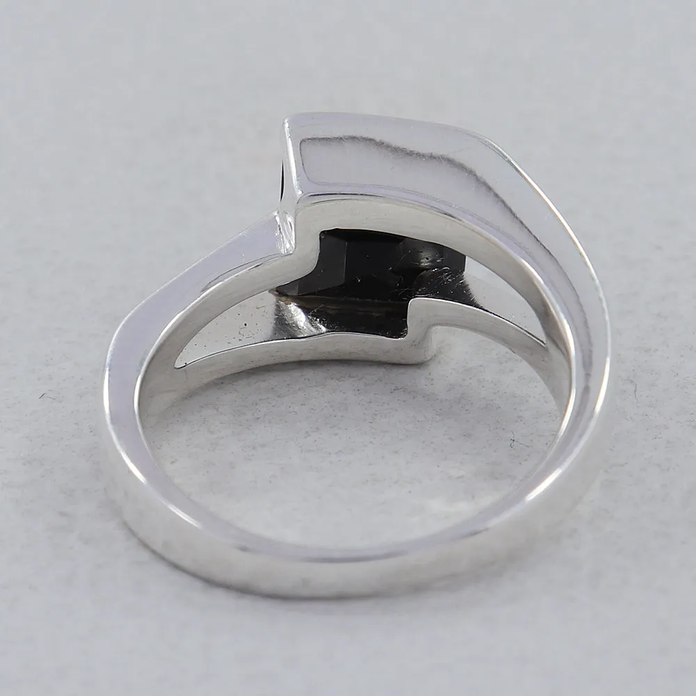 Garnet Gemstone Designer Sterling Silver Ring