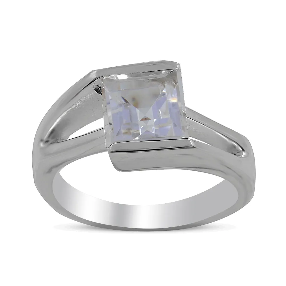 Garnet Gemstone Designer Sterling Silver Ring