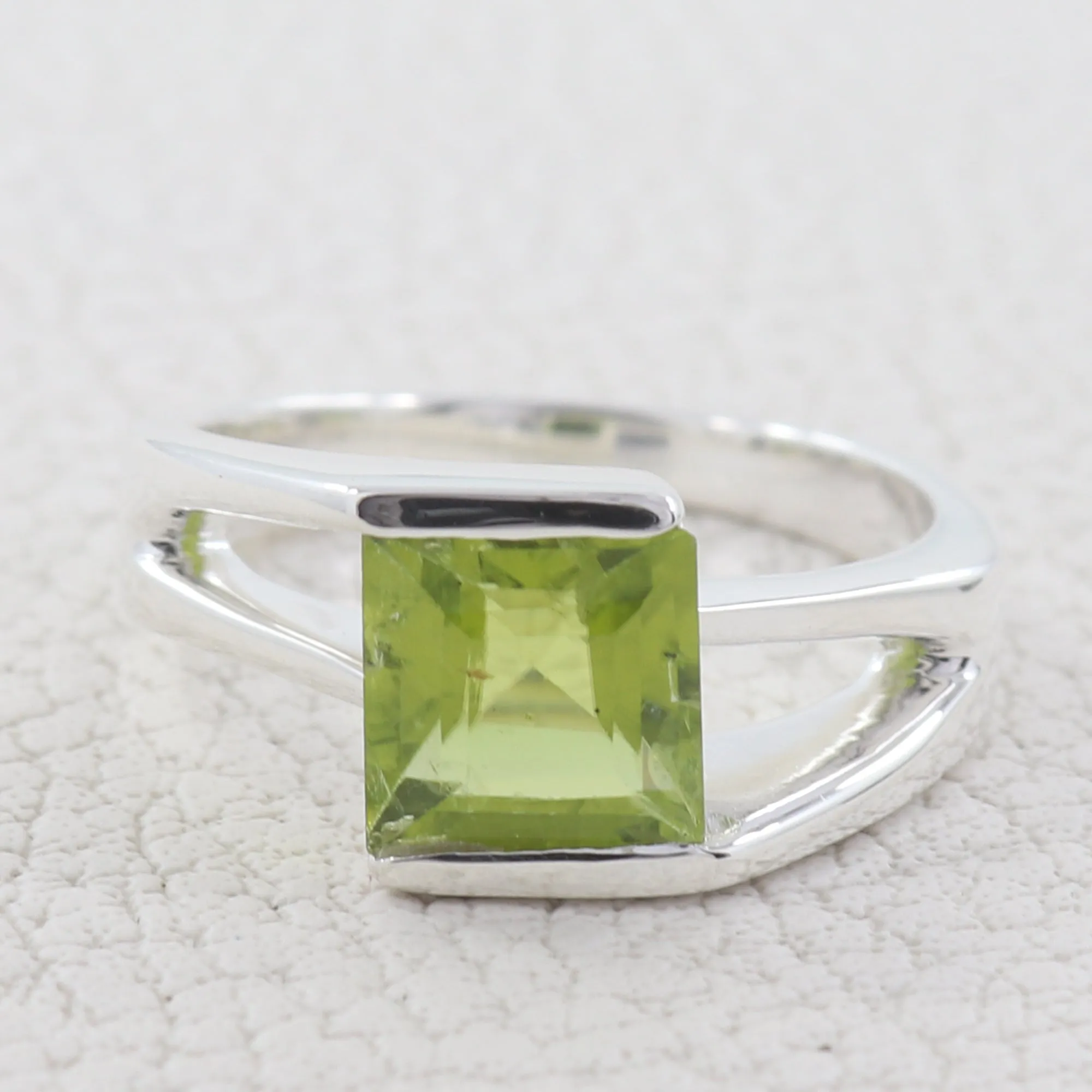 Garnet Gemstone Designer Sterling Silver Ring