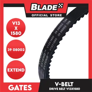 Gates Automotive Drive V-Belt Fan Belt Extend V13X1580 For Isuzu
