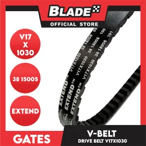 Gates Automotive Drive V-Belt Fan Belt Extend V17X1030 For Chevrolet and Isuzu
