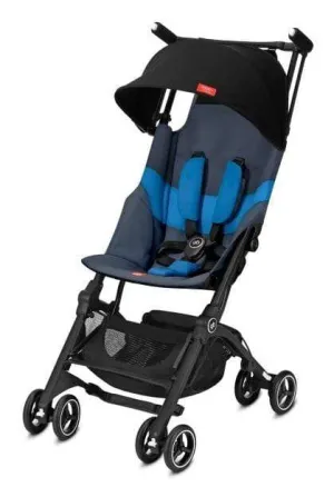 GB Pockit Plus All-Terrain Stroller - Night Blue with Raincover
