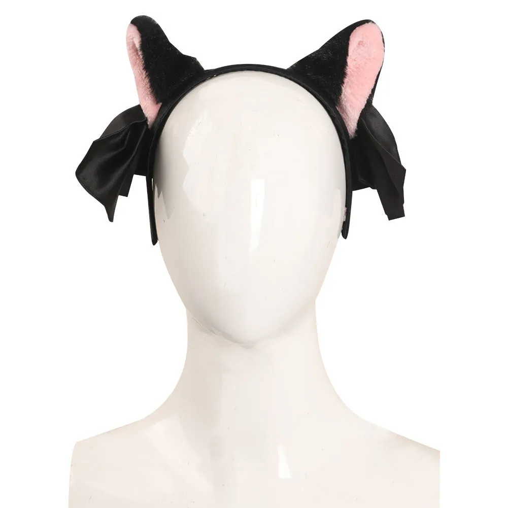 Genshin Impact Mona Alice in Wonderland Cosplay Costume Cheshire Cat  Dress Outfits Halloween Carnival Suit