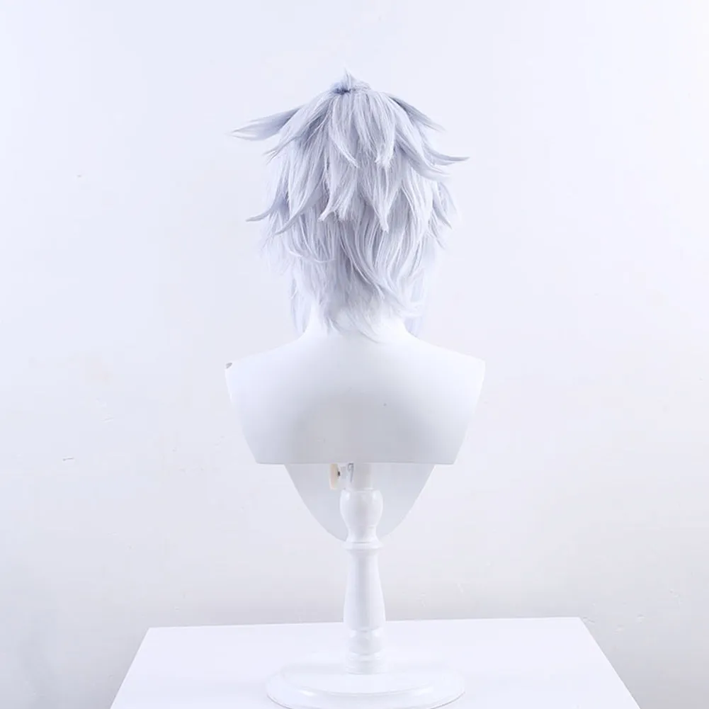 Genshin Impact The Doctor Zandik Dottore Cosplay Wig Heat Resistant Synthetic Hair Carnival Halloween Party Props