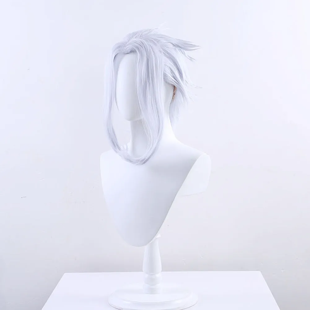Genshin Impact The Doctor Zandik Dottore Cosplay Wig Heat Resistant Synthetic Hair Carnival Halloween Party Props