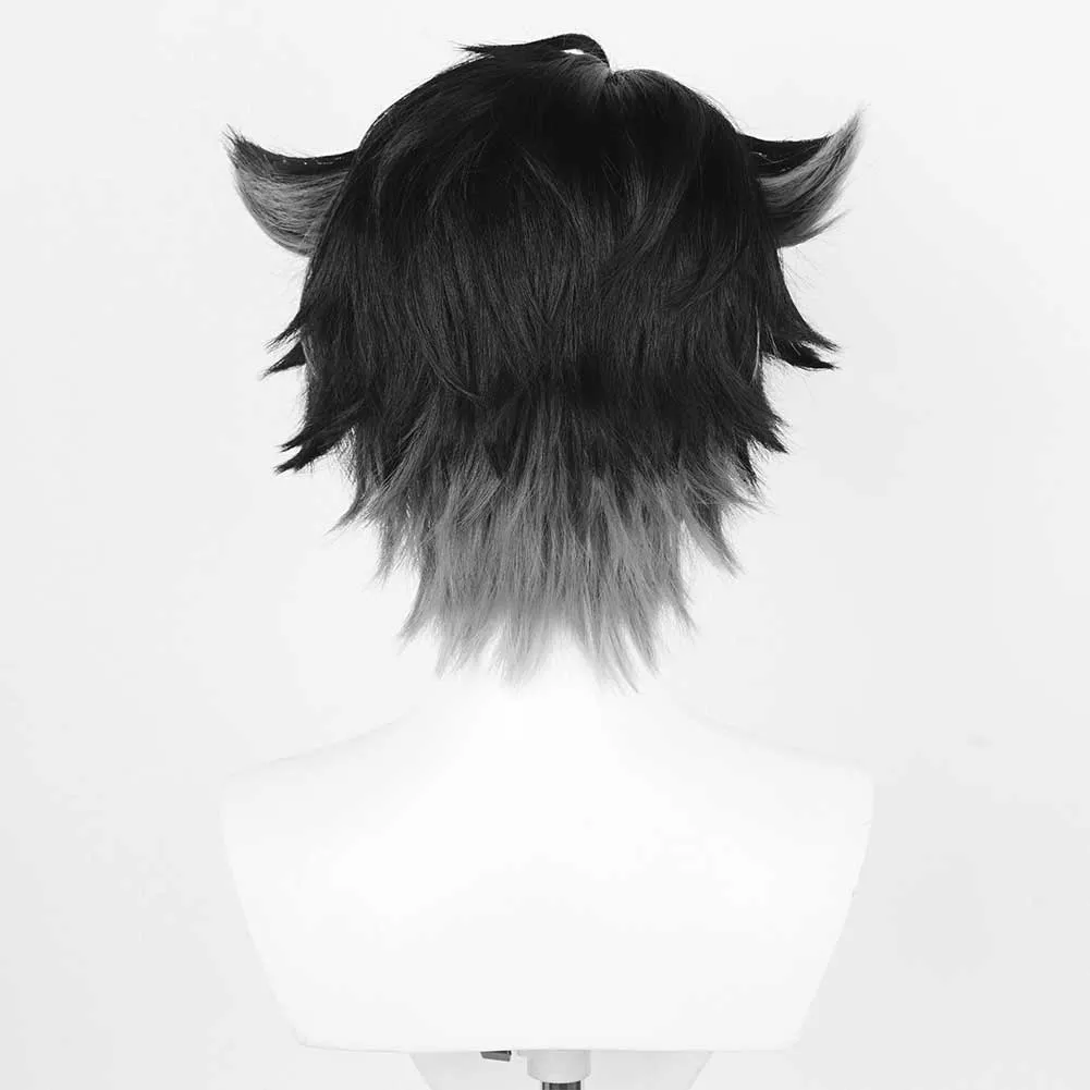 Genshin Impact Wriothesley Game Character Cosplay Wig Heat Resistant Synthetic Hair Props