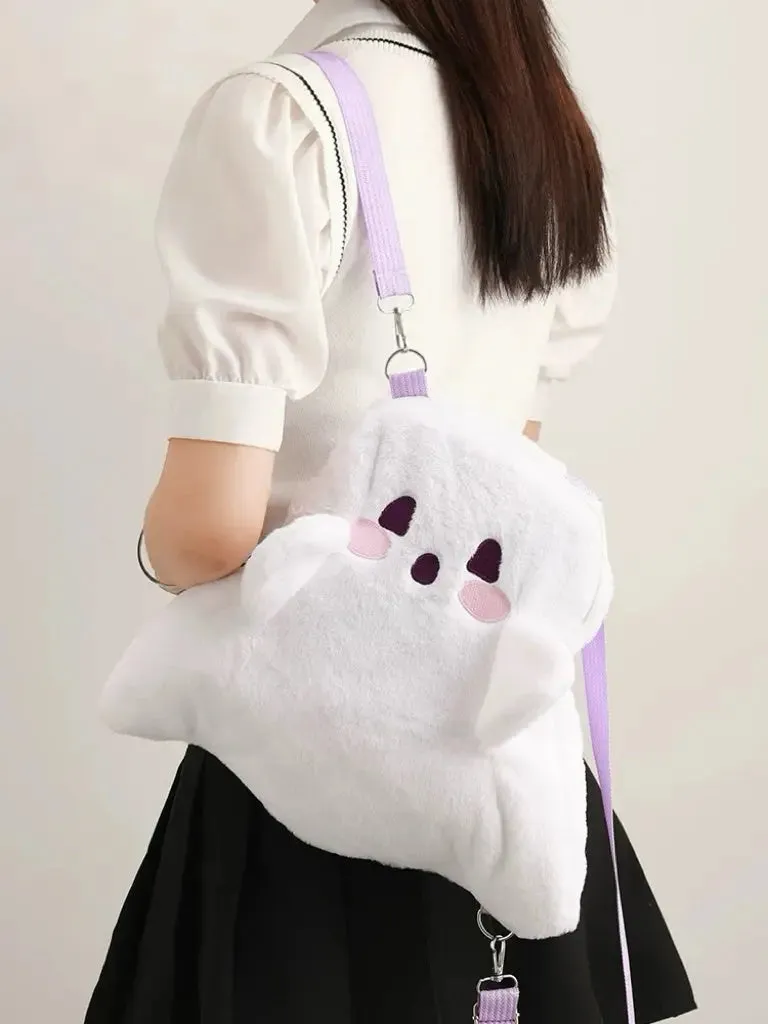 'Ghost' Kawaii Ghost Fleeced Plushies Backpack
