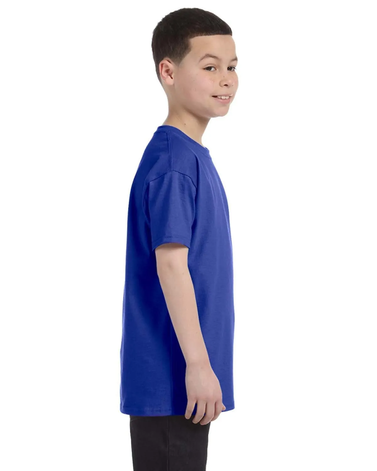 Gildan Youth Lightweight 100% Cotton T-Shirt | Cobalt