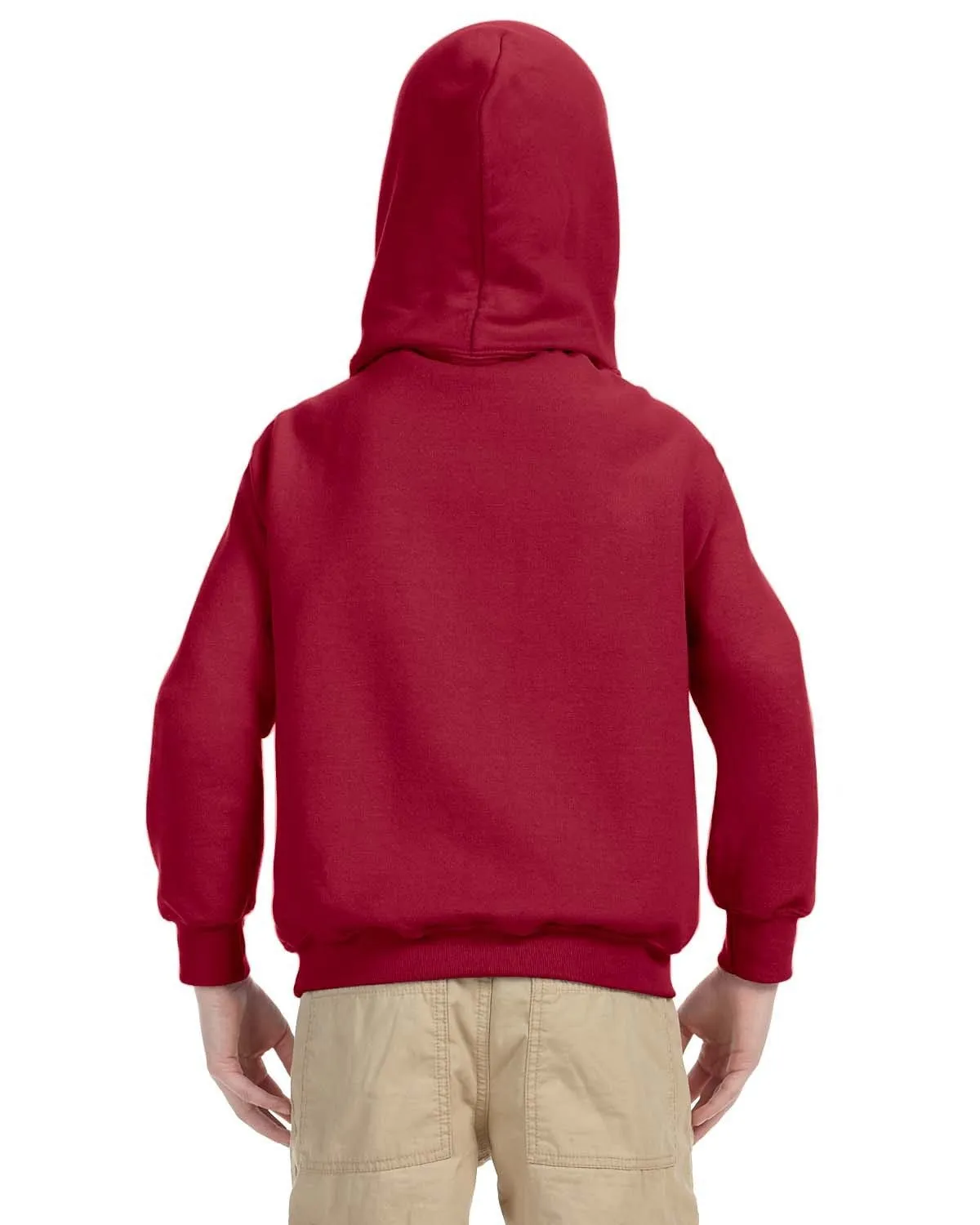 Gildan Youth Lightweight 50/50 Hoodie | Cardinal Red