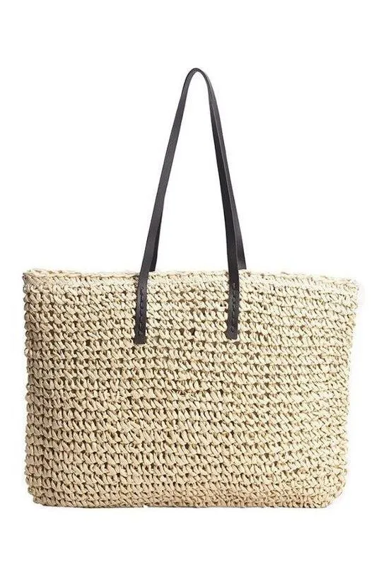 Giselle Straw Tote Bag