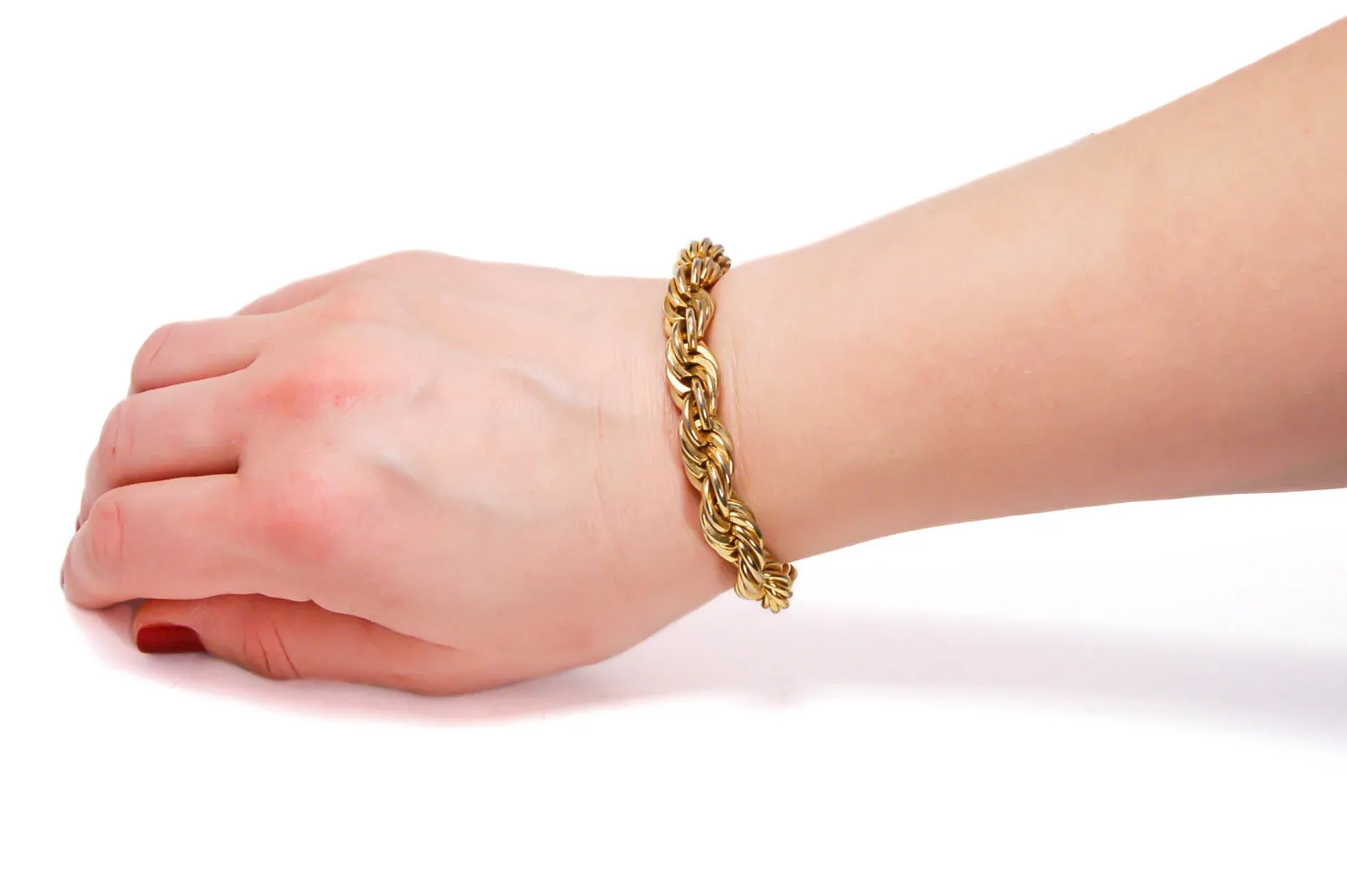 Gold Rope Chain Bracelet by Napier