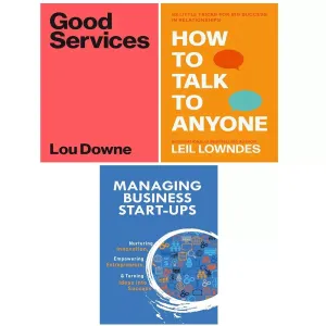 Good Services, Managing Business Start-Ups, How to Talk to Anyone 3 Books Set