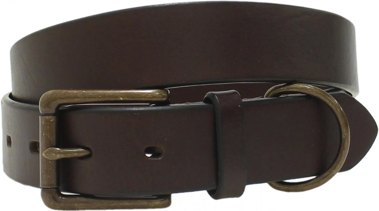 Goodfellow & Co. Men's 32mm Overbevel Leather D-Ring Belt