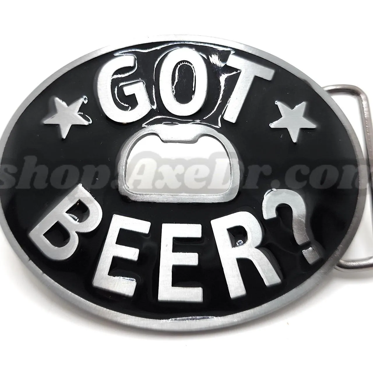 GOT BEER? Belt Buckle Bottle Opener