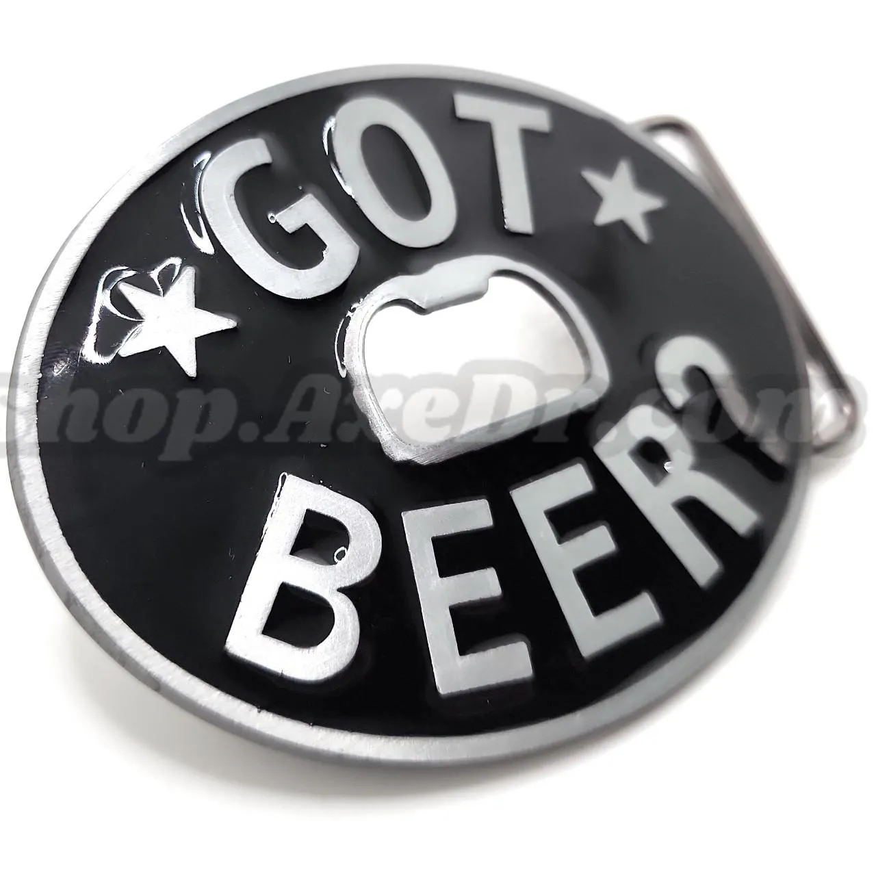 GOT BEER? Belt Buckle Bottle Opener