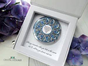 Grandmother and Granddaughter Compact Mirror