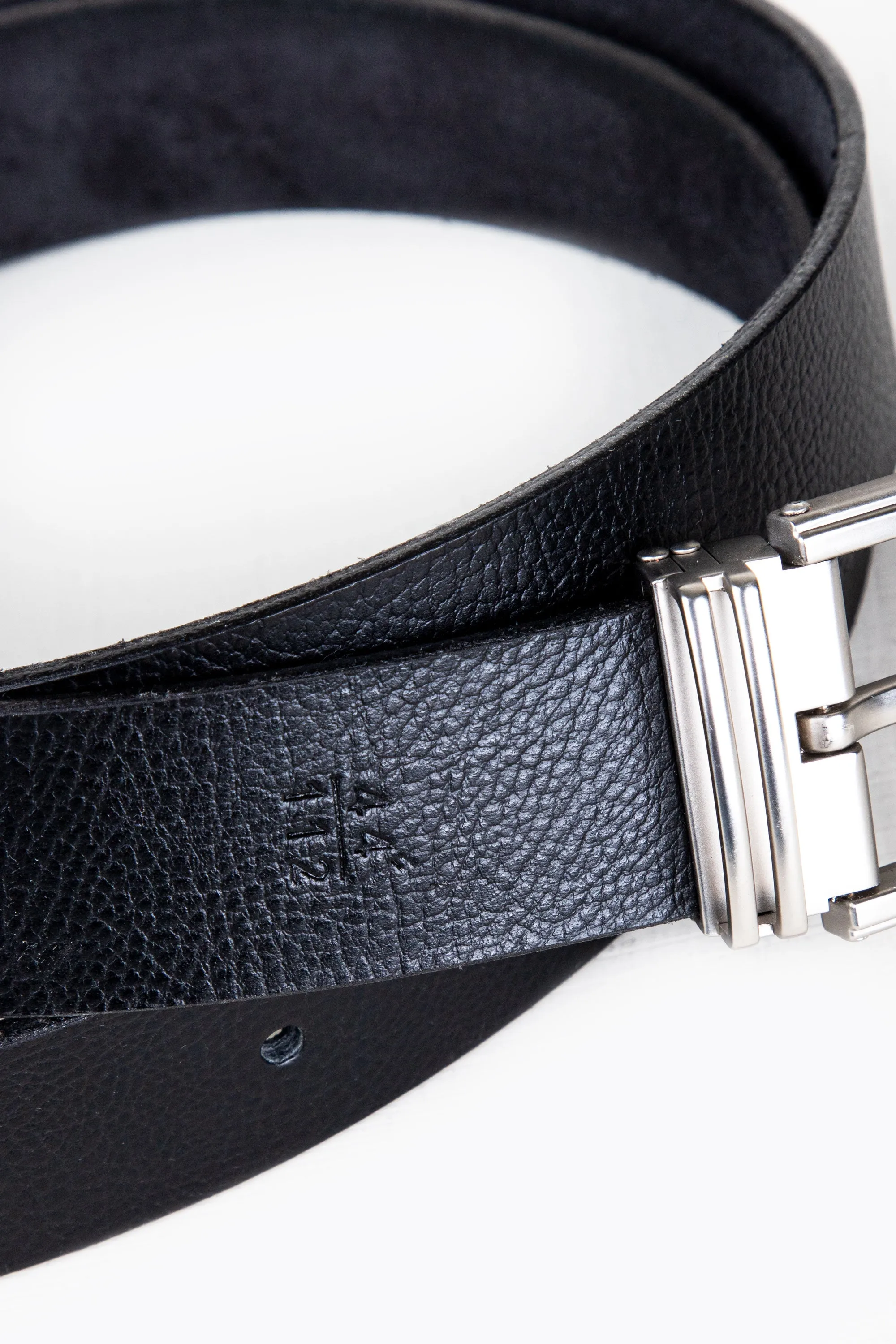 Gravel Leather Belt