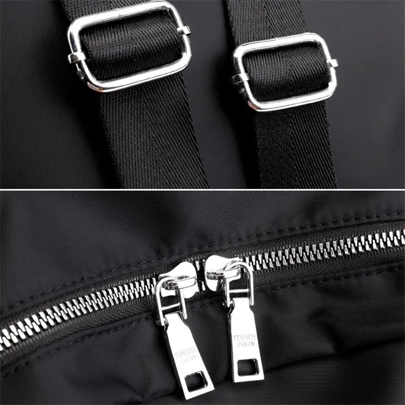 Great Simple Design Single Flat Top Handle All-Around Zip Fastening Backpack