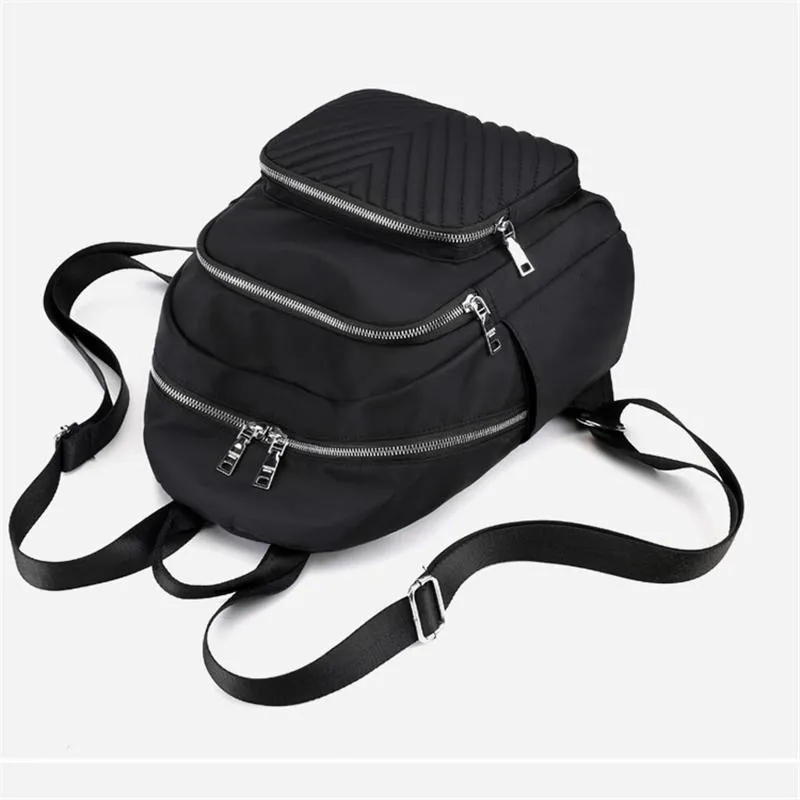 Great Simple Design Single Flat Top Handle All-Around Zip Fastening Backpack
