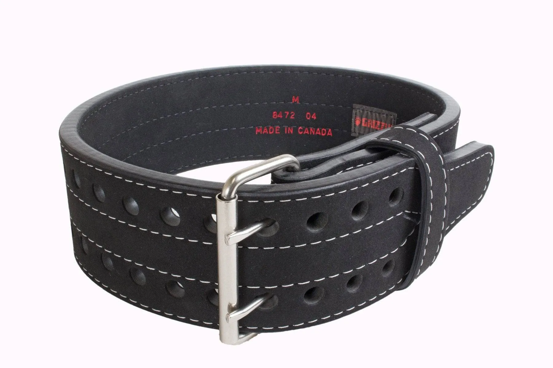 Grizzly Fitness | Double Prong Power Lifting Belt - 4"
