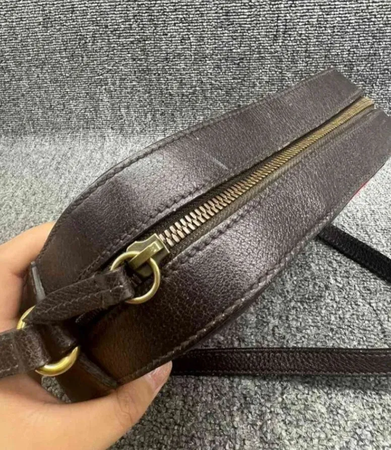 Gucci Bee Supreme Brown Calfskin Satchel Bag