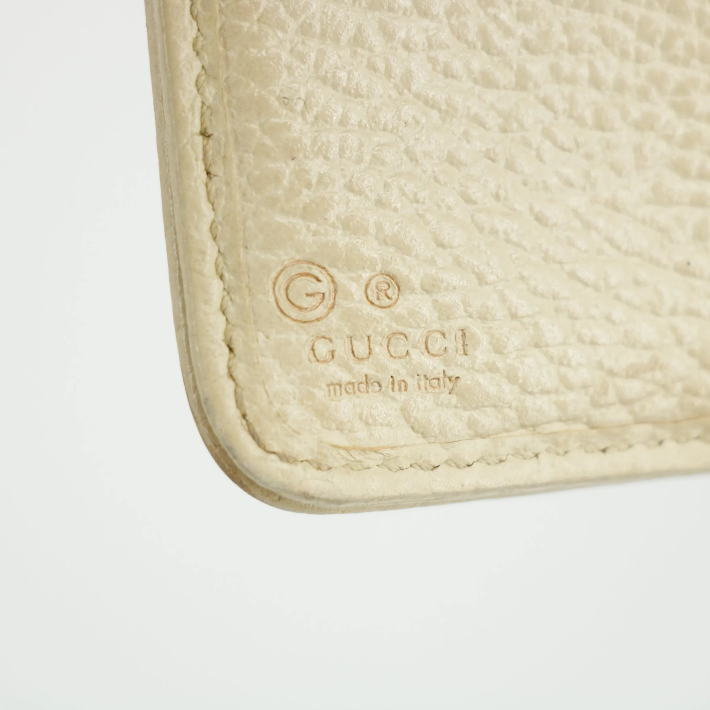 Gucci Brown GG Canvas Double Hook Compact Wallet  #2644