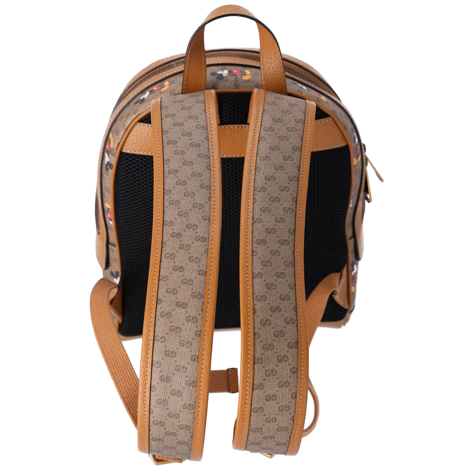 GUCCI Disney Small Backpack 552884 Beige Dark Brown Multi CG Supreme