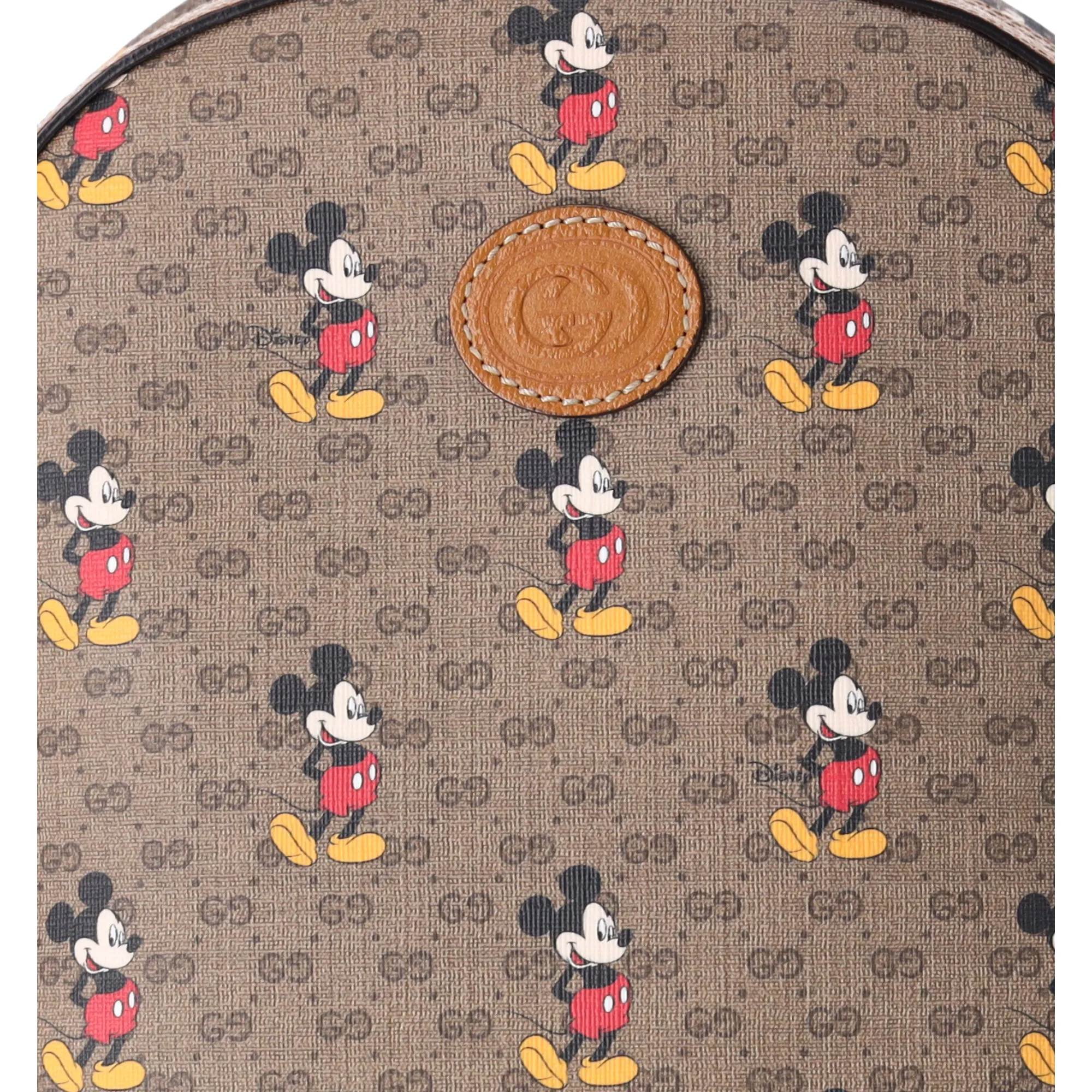 GUCCI Disney Small Backpack 552884 Beige Dark Brown Multi CG Supreme
