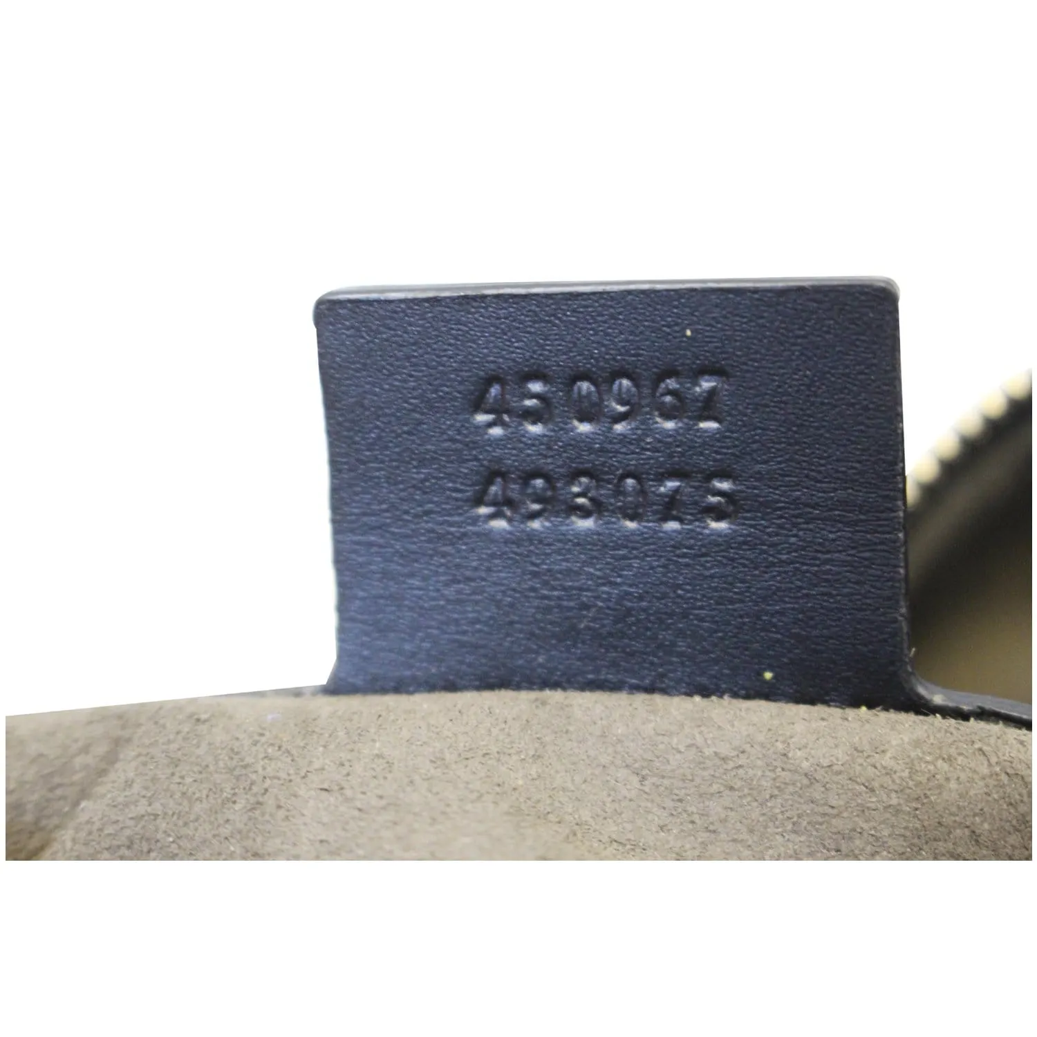 GUCCI Signature Leather Backpack Bag Black