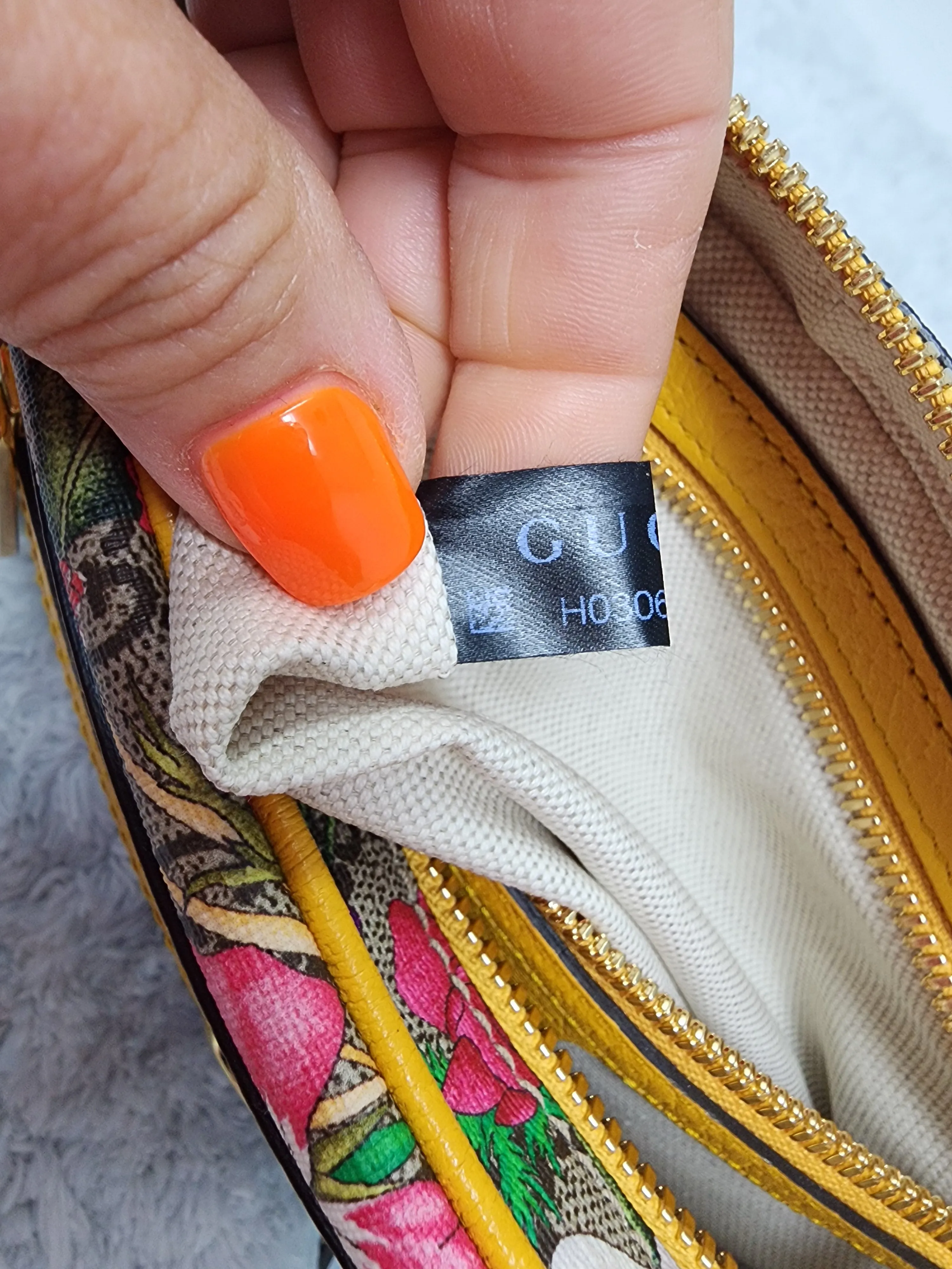 GUCCI SUPREME FLORA OPHIDIA BELT BUM BAG