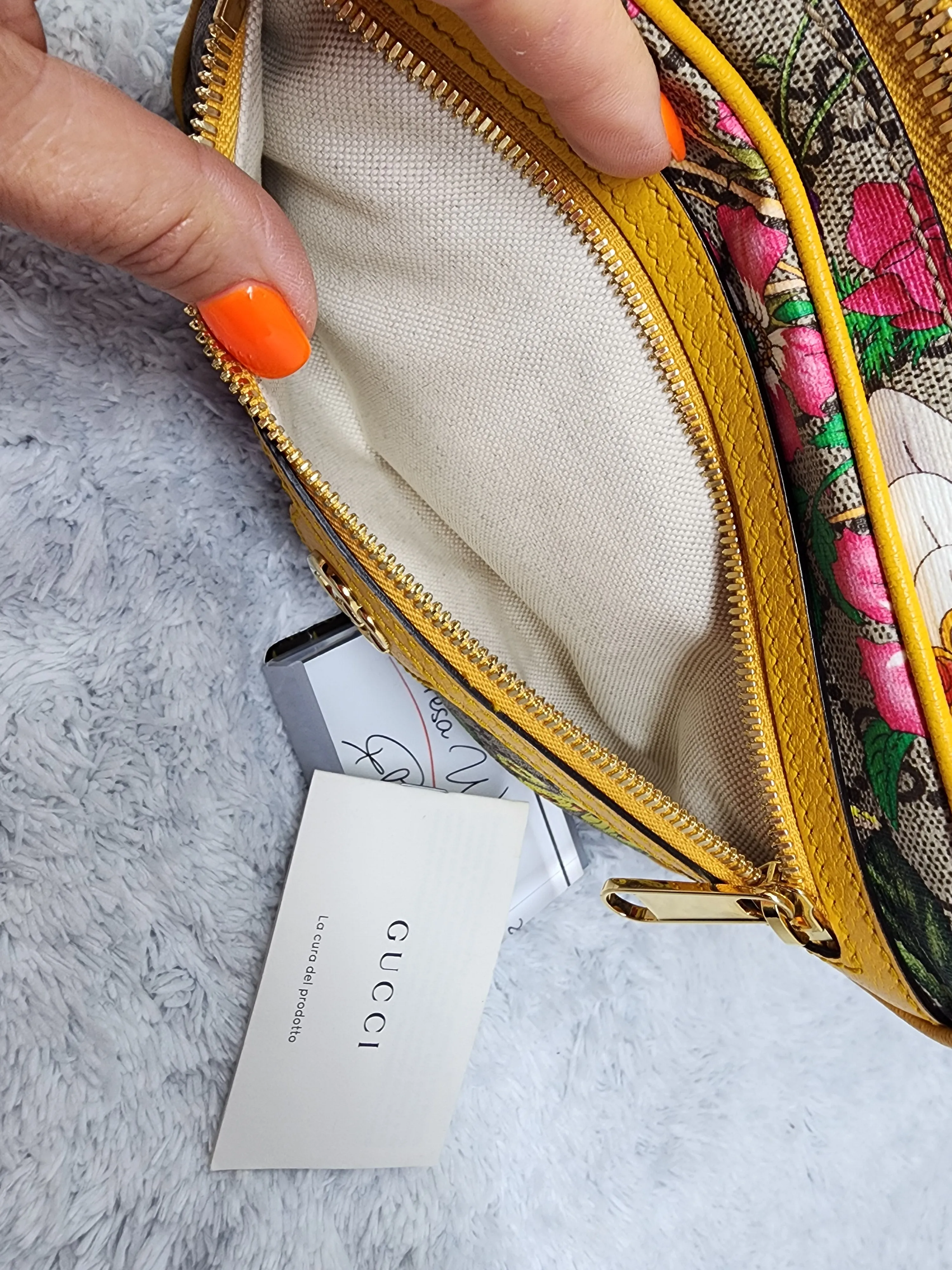 GUCCI SUPREME FLORA OPHIDIA BELT BUM BAG