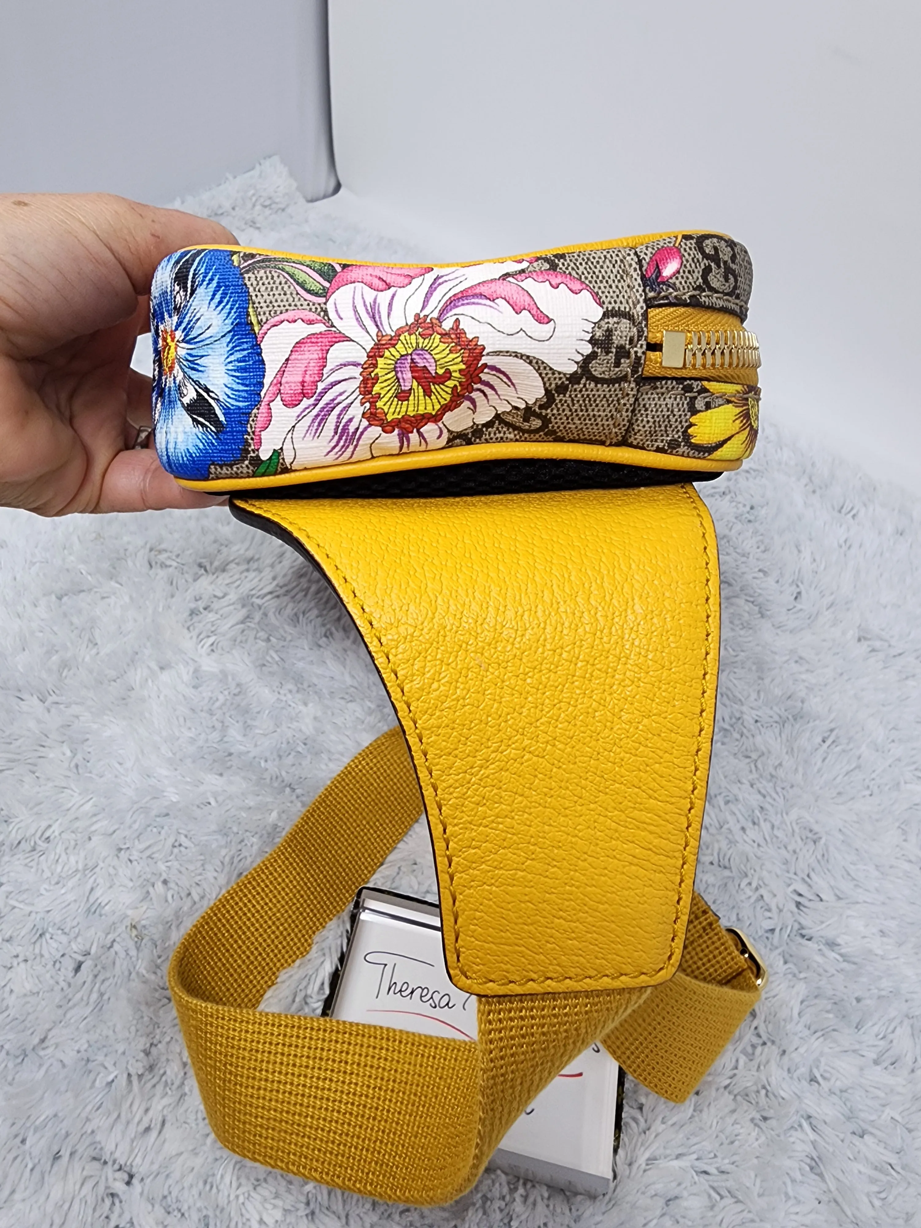 GUCCI SUPREME FLORA OPHIDIA BELT BUM BAG
