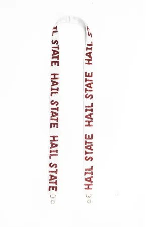 Hail State Beaded Strap White