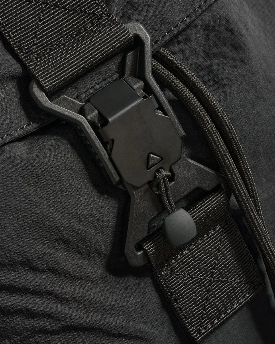 Halo Nylon Backpack - Black