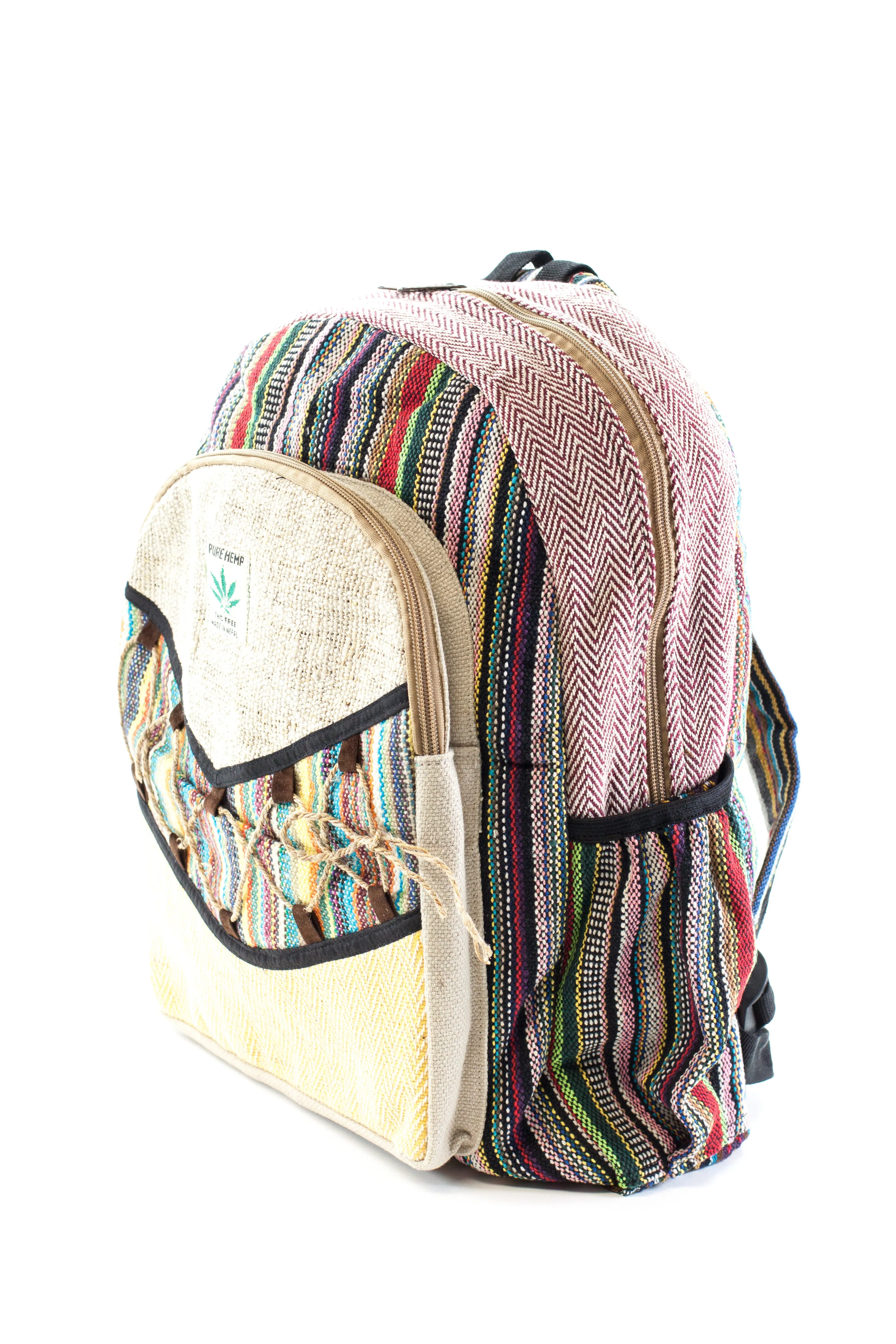 Handmade THC Free Pure Hemp Unisex Bag - HMPHB13