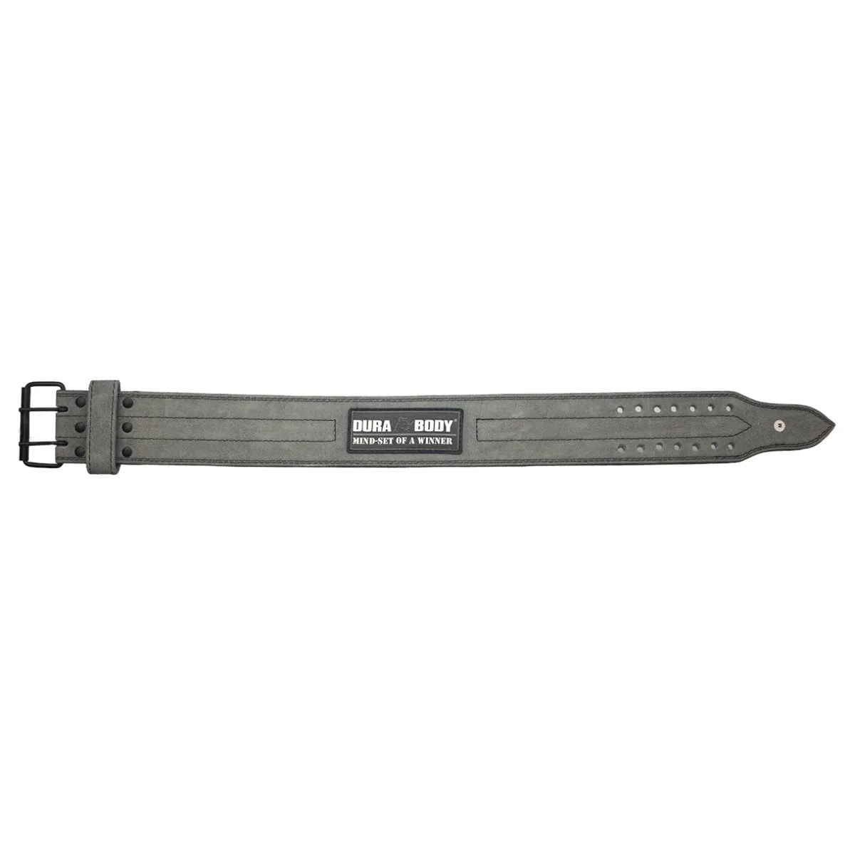 Hardcore Grey 10MM Powerlifting Belt With Stainless Steel Buckle