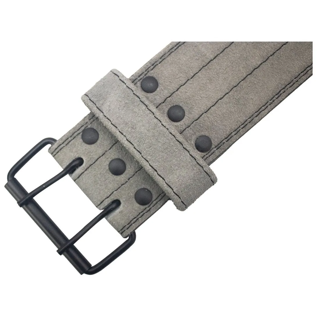 Hardcore Grey 10MM Powerlifting Belt With Stainless Steel Buckle