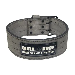 Hardcore Grey 10MM Powerlifting Belt With Stainless Steel Buckle