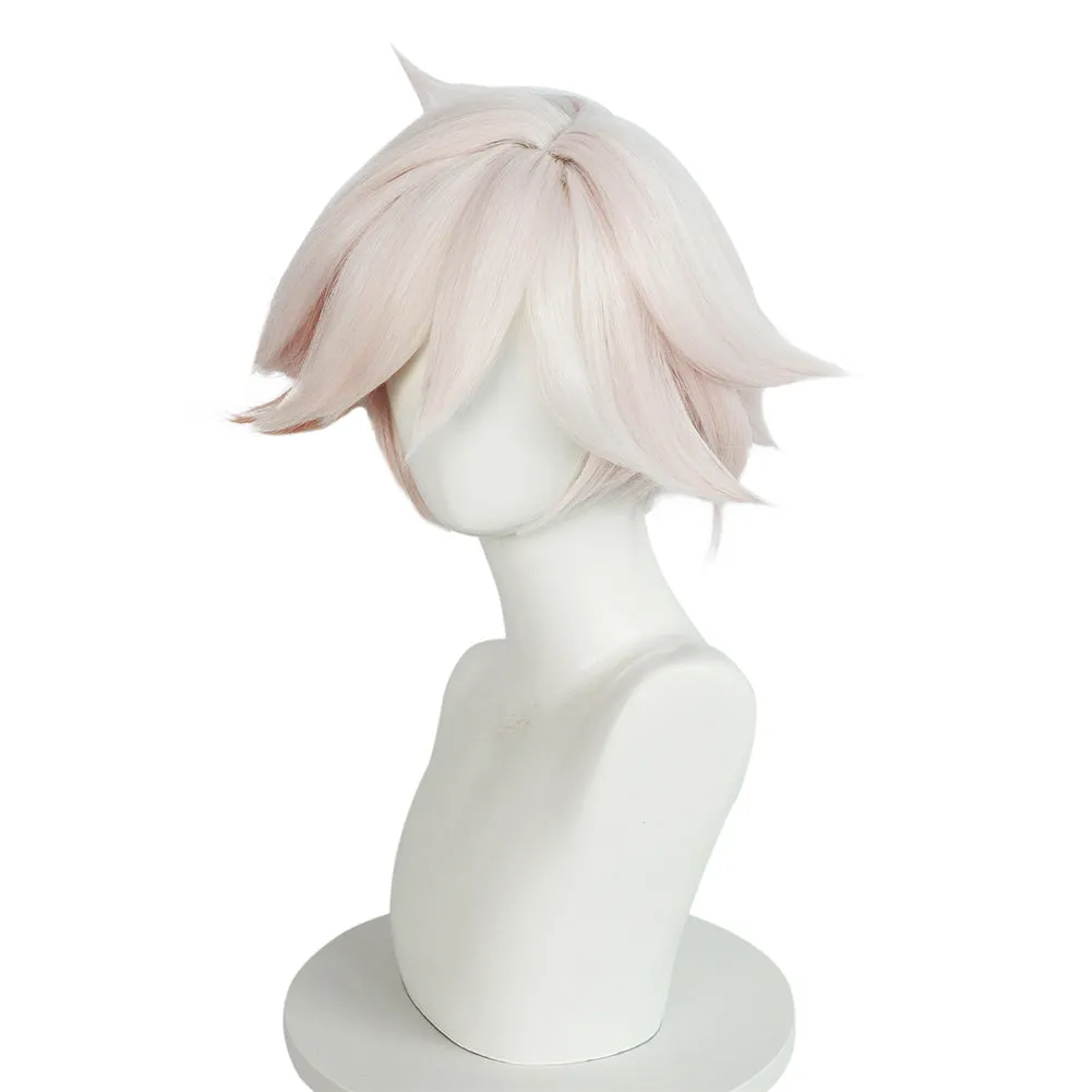 Hazbin Hotel Angel Dust Cosplay Wig Heat Resistant Synthetic Hair Carnival Halloween Party Props