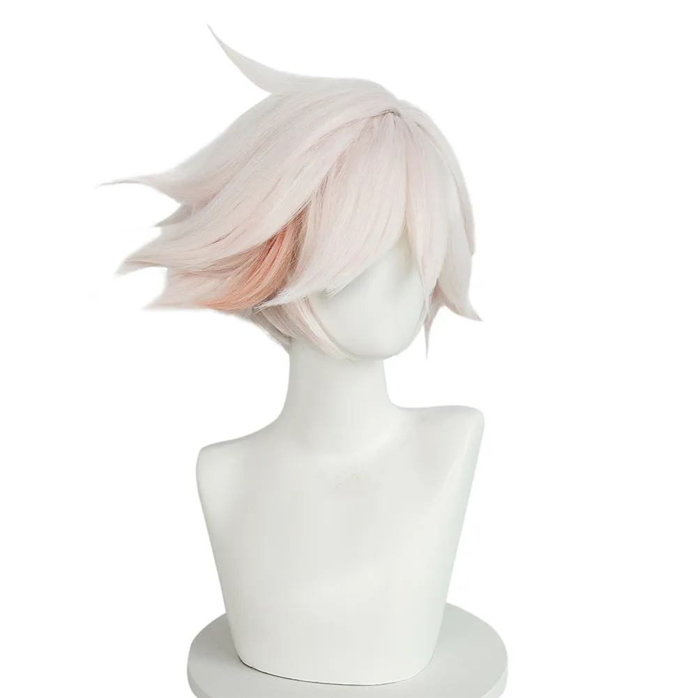 Hazbin Hotel Angel Dust Cosplay Wig Heat Resistant Synthetic Hair Carnival Halloween Party Props