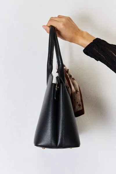 Hazel Blues® |  David Jones PU Leather Handbag