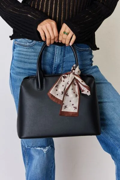 Hazel Blues® |  David Jones PU Leather Handbag