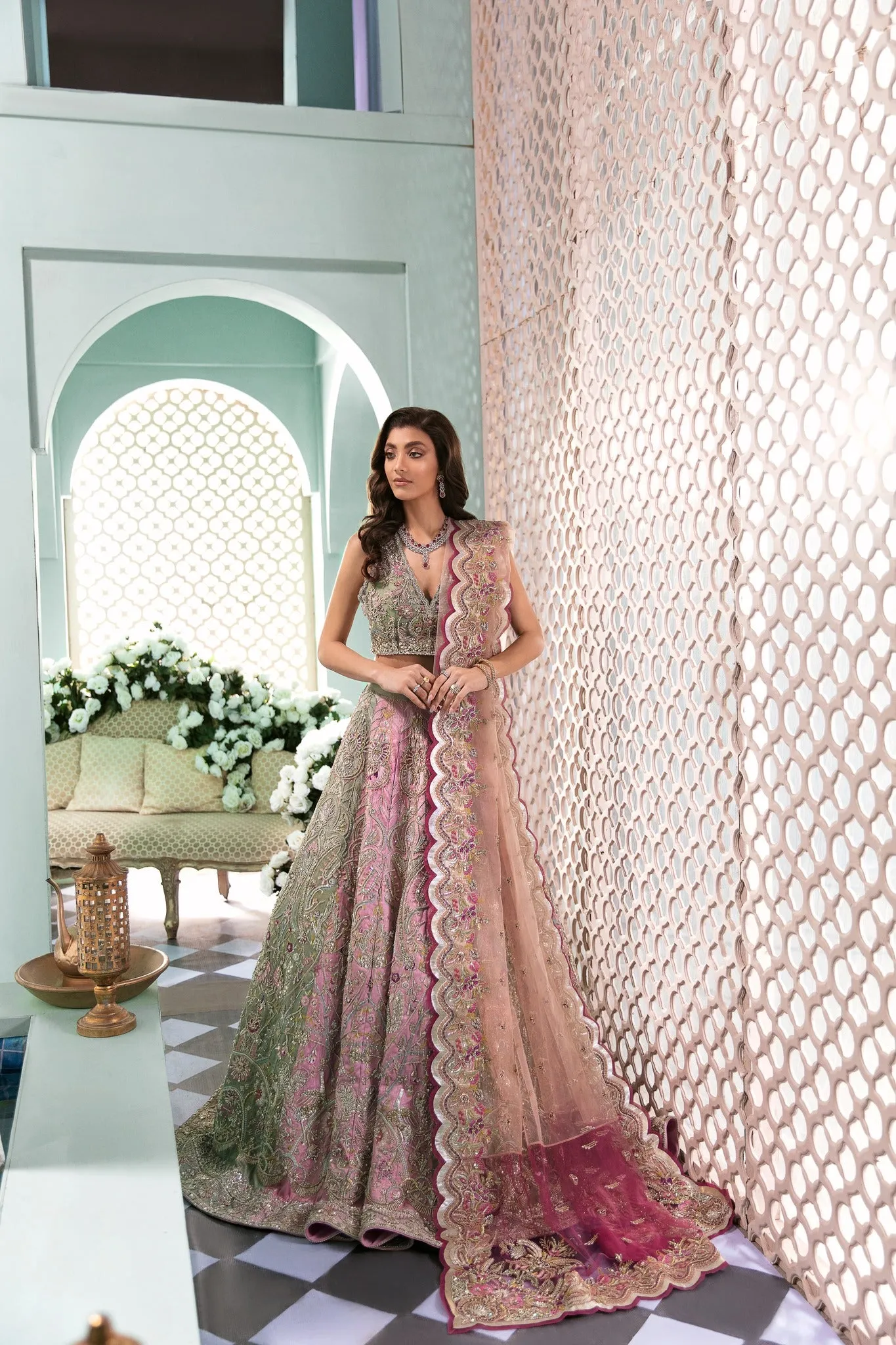 Heavy Indian Bridal Lehenga Choli Designer Dress #BN1166