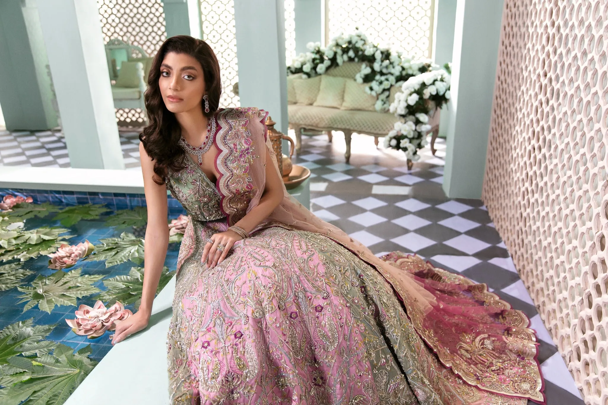 Heavy Indian Bridal Lehenga Choli Designer Dress #BN1166