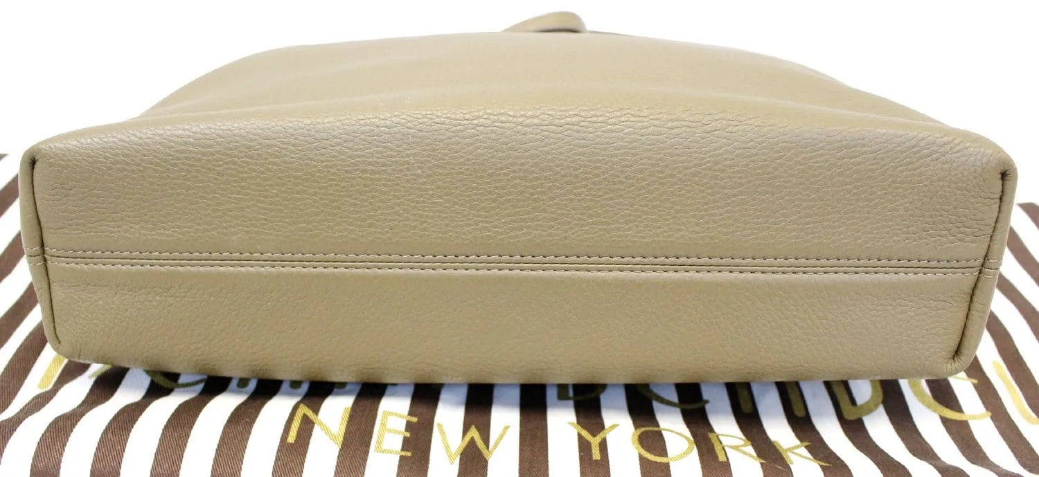 Henri Bendel Khaki 2 way Khaki Leather Shoulder Handbag