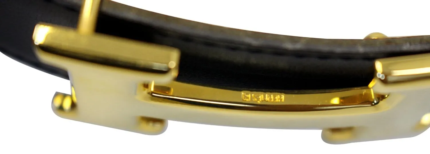 HERMES Belt Constance Buckle H Reversible Size 65